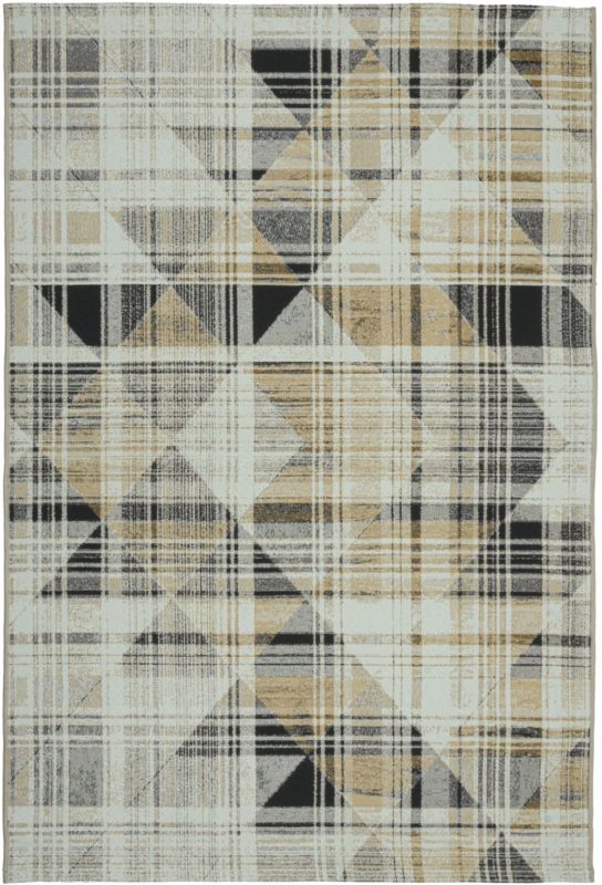 Dywan Multidecor Dara 120 x 170 cm trójkąty żółty 1 szt.