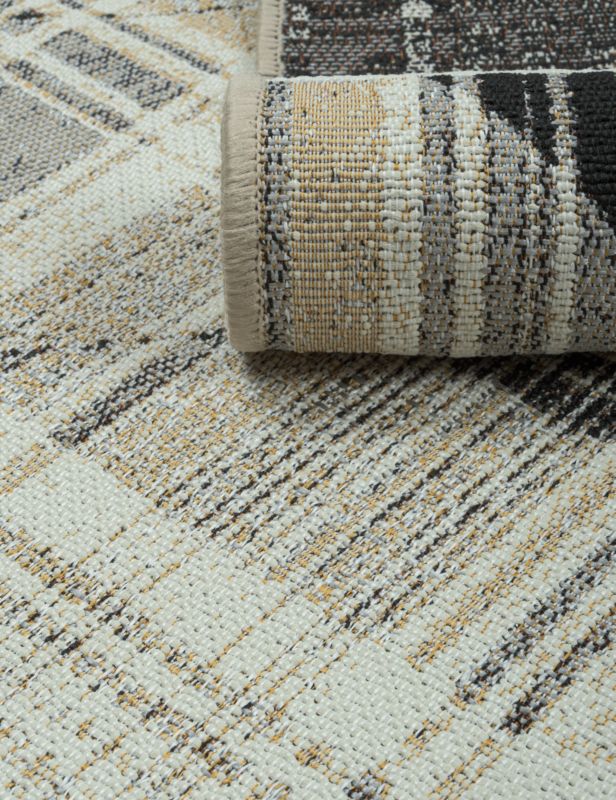 Dywan Multidecor Dara 120 x 170 cm trójkąty żółty 1 szt.