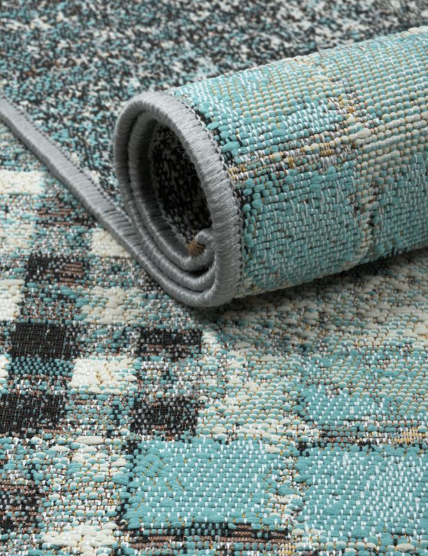 Dywan Multidecor Dara 160 x 220 cm patchwork turkus 1 szt.