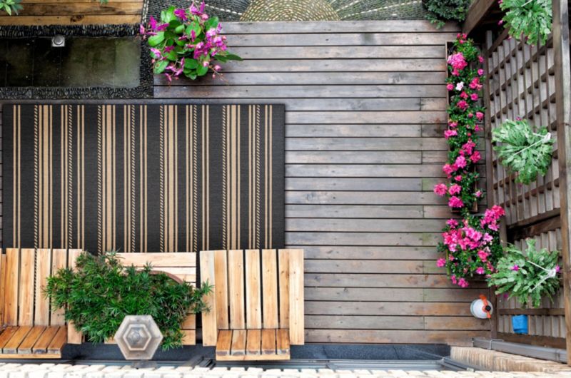 Dywan Multidecor Delmar 120 x 170 cm paski brąz 1 szt.