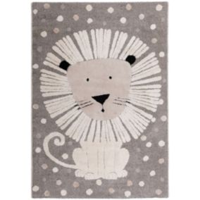 Dywan Multidecor Elio 80 x 150 cm lew szaro kremowy 1 szt.