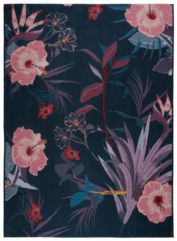Dywan Multidecor Jungle Outdoor na zewnątrz i do wewnątrz 160 x 220 cm kwiaty różowe1 szt.