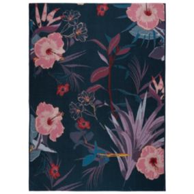 Dywan Multidecor Jungle Outdoor na zewnątrz i do wewnątrz 160 x 220 cm kwiaty różowe1 szt.
