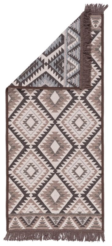 Dywan Multidecor Kilim Soft 60 x 130 cm aztecki beżowo-brązowy 1 szt.