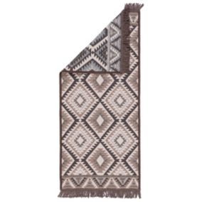 Dywan Multidecor Kilim Soft 60 x 130 cm aztecki beżowo-brązowy 1 szt.