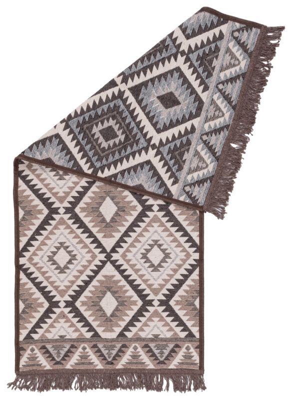 Dywan Multidecor Kilim Soft 60 x 130 cm aztecki beżowo-brązowy 1 szt.