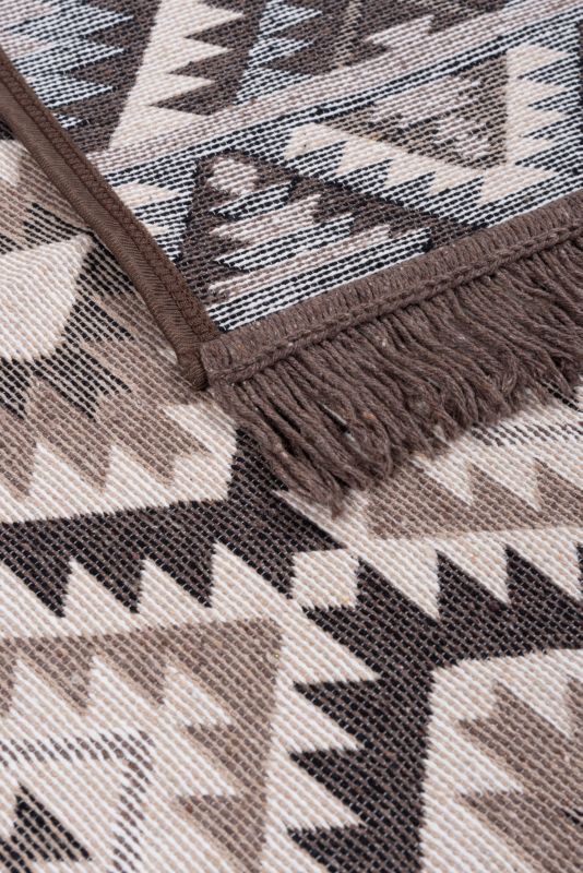 Dywan Multidecor Kilim Soft 60 x 130 cm aztecki beżowo-brązowy 1 szt.