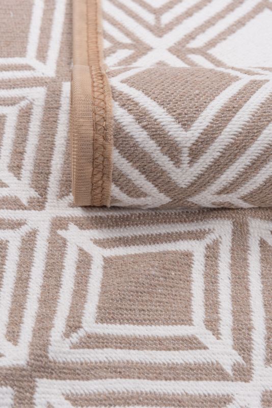 Dywan Multidecor Kilim Soft  60 x 130 cm geometria beżowo-ivory 1 szt.