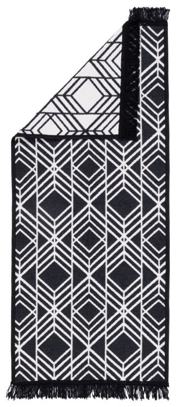 Dywan Multidecor Kilim Soft 60 x 130 cm geometria czarno-biały 1 szt.