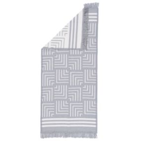 Dywan Multidecor Kilim Soft 60 x 130 cm geometria szaro-ivory 1 szt.