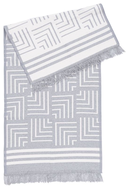 Dywan Multidecor Kilim Soft 60 x 130 cm geometria szaro-ivory 1 szt.