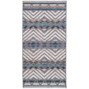 Dywan Multidecor Nepal 120 x 180 cm pasy niebieski 1 szt.
