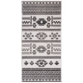 Dywan Multidecor Nepal 80 x 153 cm aztecki szary 1 szt.