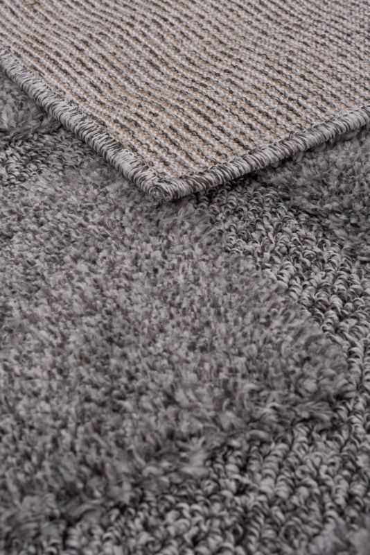 Dywan Multidecor Pisa 160 cm koło romby ciemny szary 1 szt.