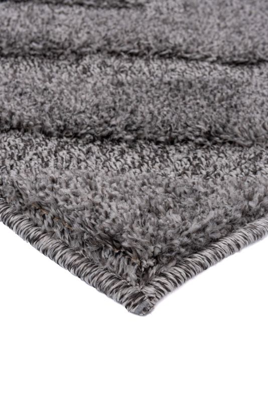 Dywan Multidecor Pisa 160 cm koło romby ciemny szary 1 szt.