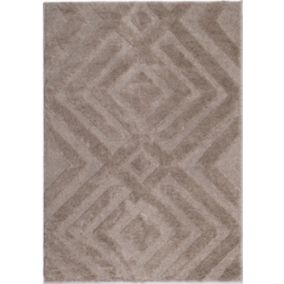 Dywan Multidecor Pisa 80 x 150 cm romby beżowy 1 szt.