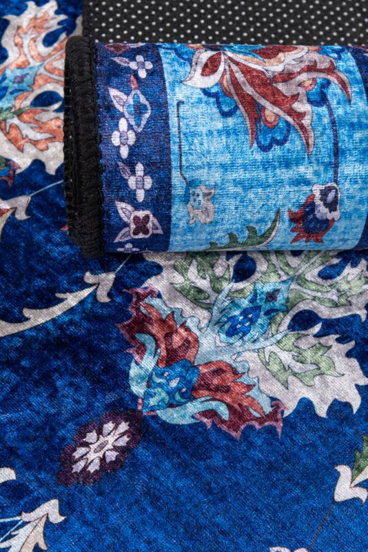 Dywan Multidecor Print Shine 80 x 200 cm klasyk granatowy 1 szt.