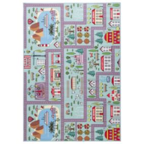 Dywan Multidecor Stella Ulice 120 x 170 cm morski 1 szt.