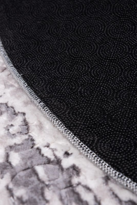 Dywan Multidecor Vision 120 cm koło przecierka szaro-antracytowa 1 szt.