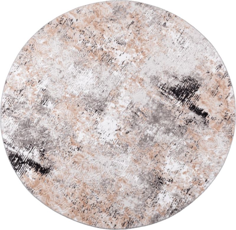 Dywan Multidecor Vision 120 cm koło przecierka szaro-beżowa 1 szt.