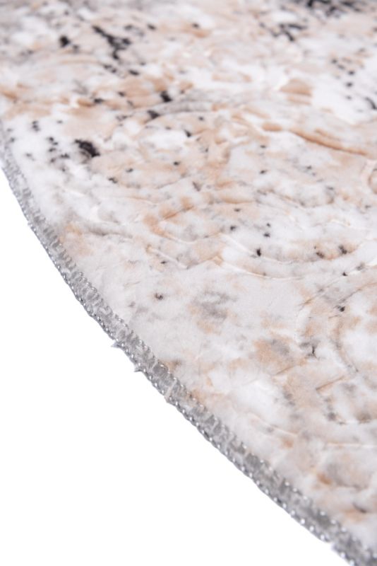 Dywan Multidecor Vision 120 cm koło przecierka szaro-beżowa 1 szt.