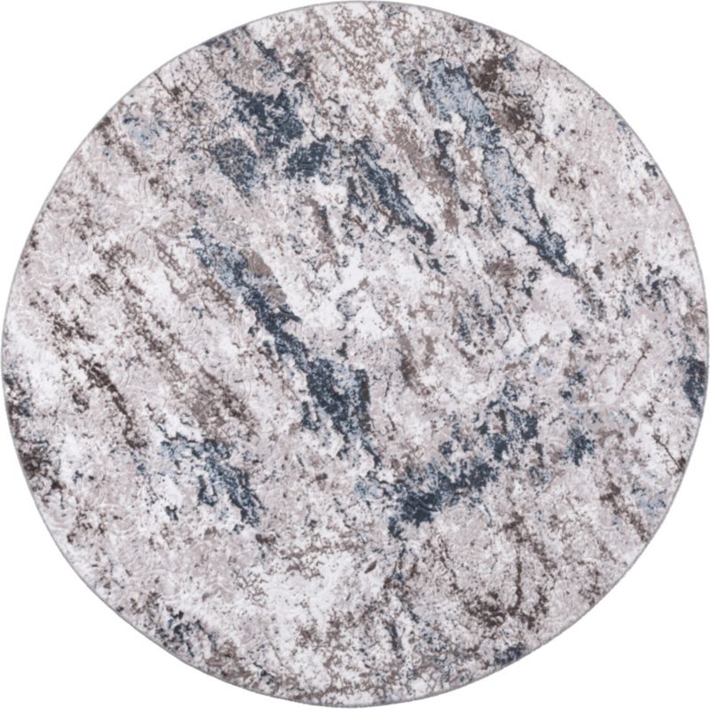 Dywan Multidecor Vision 120 cm koło przecierka szaro-granatowa 1 szt.