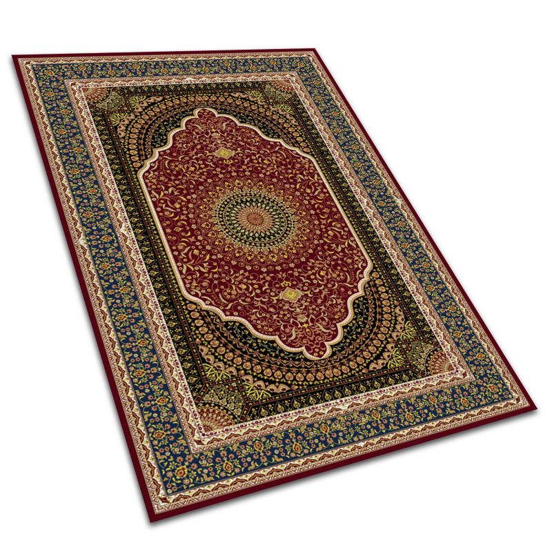 Dywan Ogrodowy Tulup 140x210 cm Wodoodporny, Lekki Hinduskie mandale 1 szt.