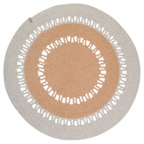 Dywan okrągły Direct Home and Garden DONA szary 100 cm 1 szt.