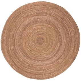 Dywan okrągły Direct Home and Garden WICKER naturalny 100 cm 1 szt.
