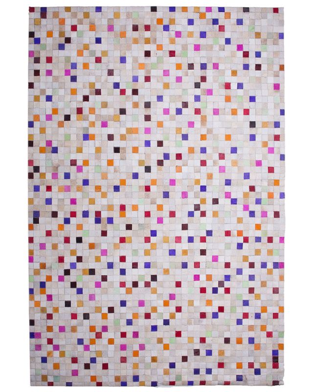 Dywan patchwork skórzany 140 x 200 cm wielokolorowy Advan 1 szt.