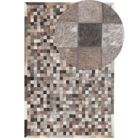 Dywan patchwork skórzany 160 x 230 cm wielokolorowy Armutlu 1 szt.