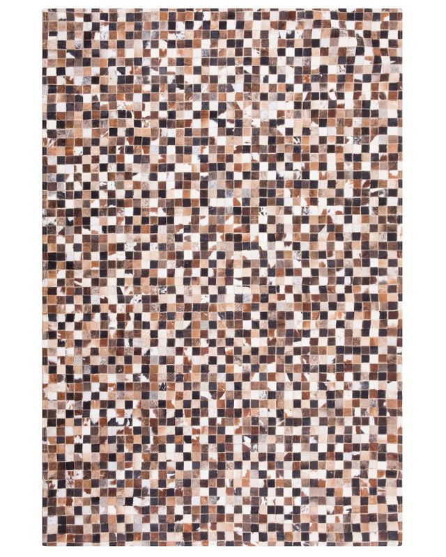 Dywan patchwork skórzany 160 x 230 cm wielokolorowy Konya 1 szt.