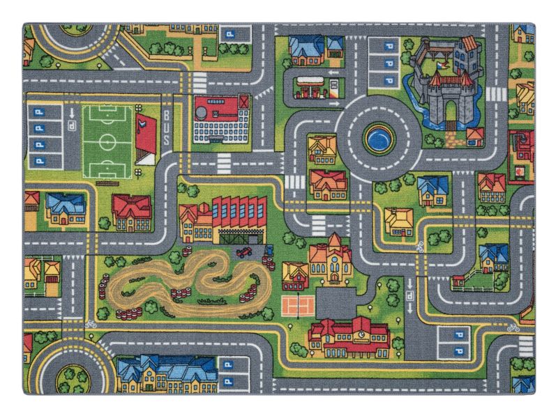 Dywan Rebel Roads RugsX 140x200 cm szary AW028 1 szt.