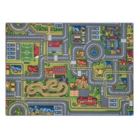 Dywan Rebel Roads RugsX 95x200 cm szary AW016 1 szt.