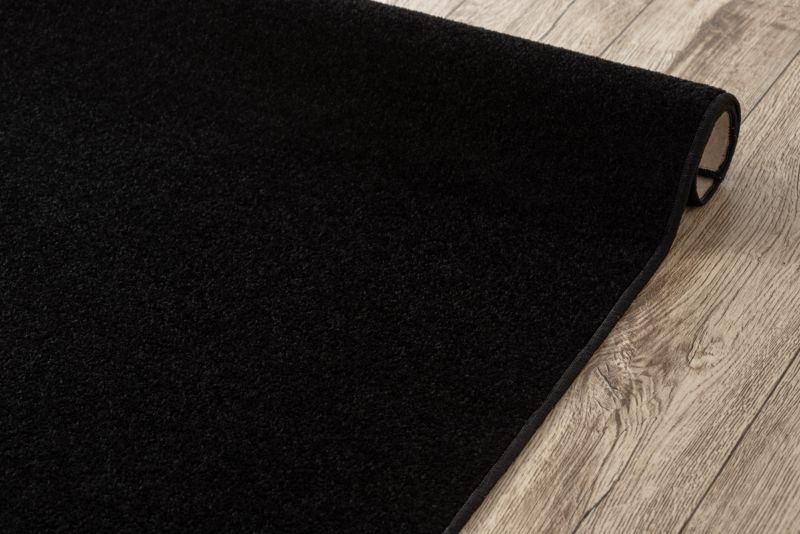 Dywan RugsX 200x200 cm czarny 64147 1 szt.