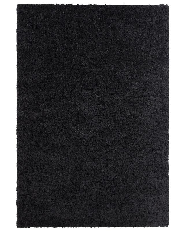 Dywan shaggy 140 x 200 cm czarny Demre 1 szt.
