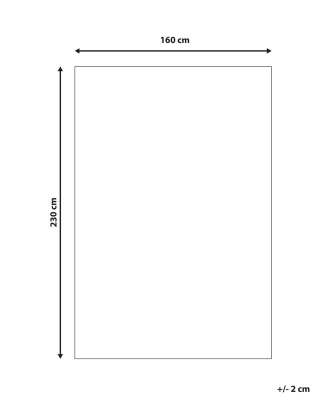 Dywan shaggy 160 x 230 cm czarny Cide 1 szt.