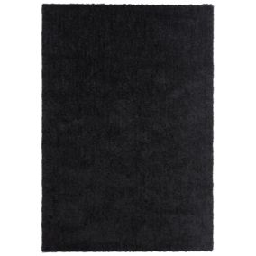 Dywan shaggy 160 x 230 cm czarny Demre 1 szt.