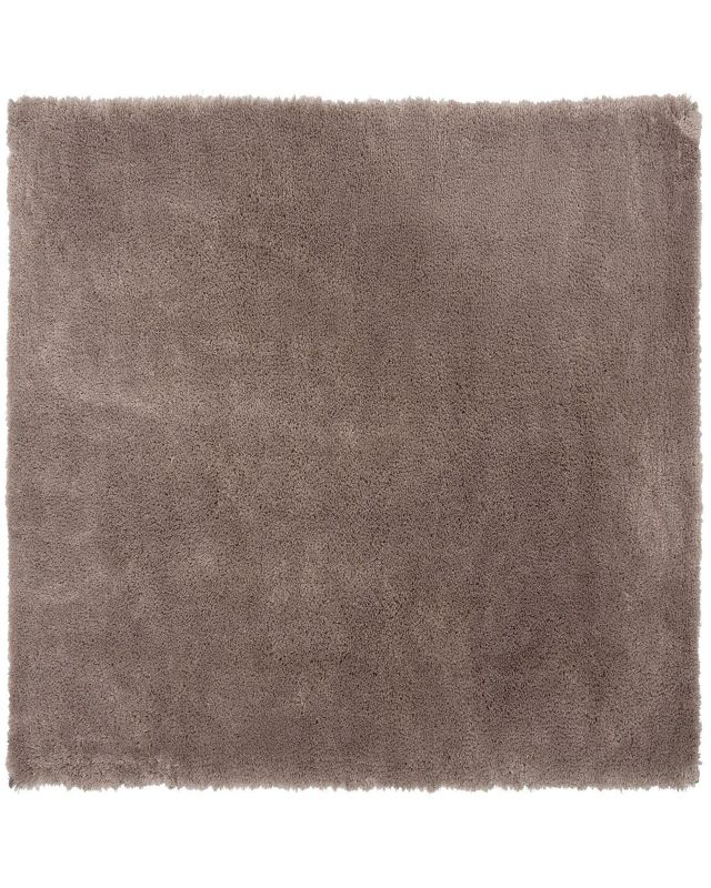 Dywan shaggy 200 x 200 cm brązowy Evren 1 szt.