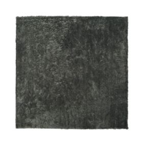 Dywan shaggy 200 x 200 cm ciemnoszary Evren 1 szt.
