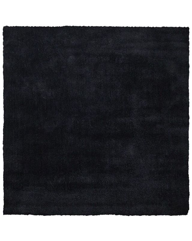 Dywan shaggy 200 x 200 cm czarny Demre 1 szt.