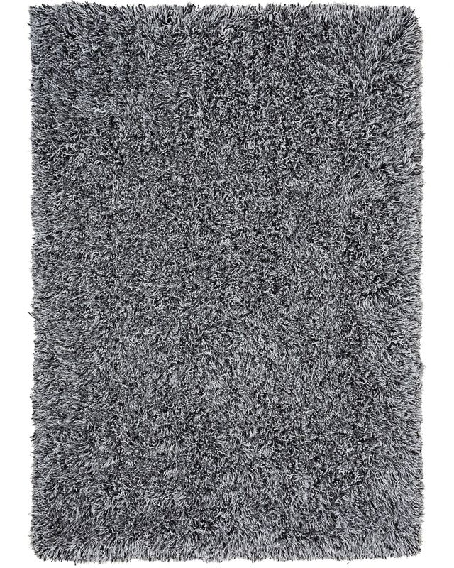 Dywan shaggy 200 x 300 cm czarno-biały Cide 1 szt.