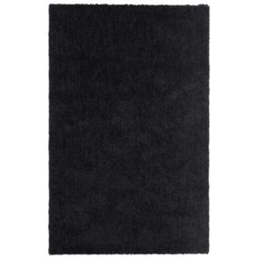 Dywan shaggy 200 x 300 cm czarny Demre 1 szt.