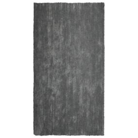 Dywan shaggy 80 x 150 cm ciemnoszary Demre 1 szt.