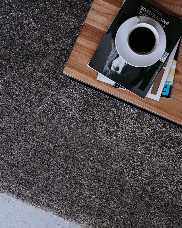 Dywan shaggy 80 x 150 cm ciemnoszary Demre 1 szt.