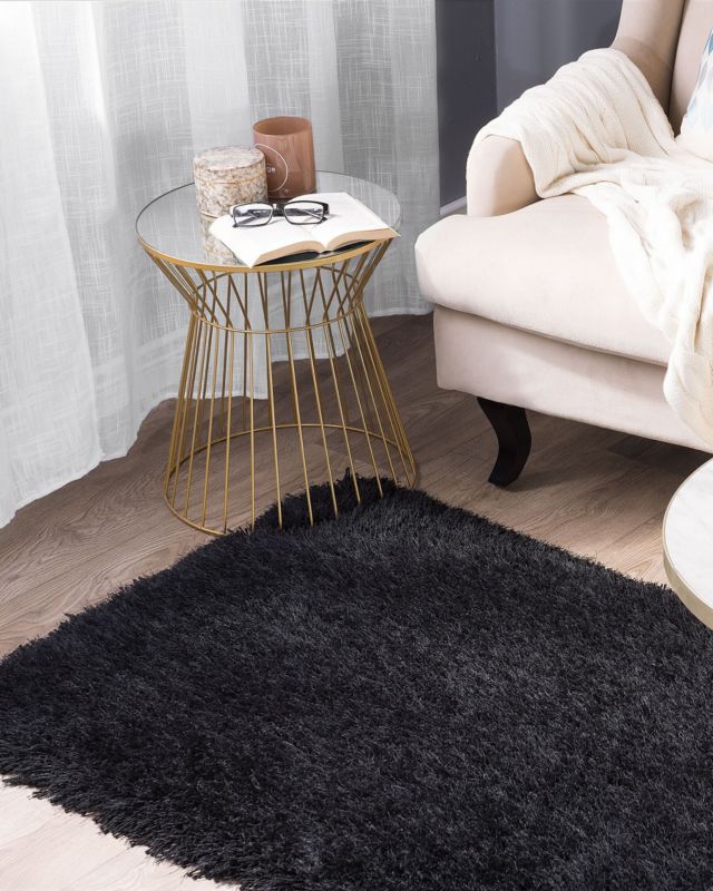 Dywan shaggy 80 x 150 cm czarny Cide 1 szt.