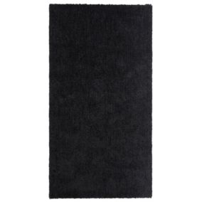 Dywan shaggy 80 x 150 cm czarny Demre 1 szt.