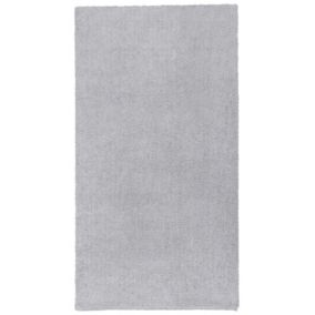 Dywan shaggy 80 x 150 cm jasnoszary Demre 1 szt.