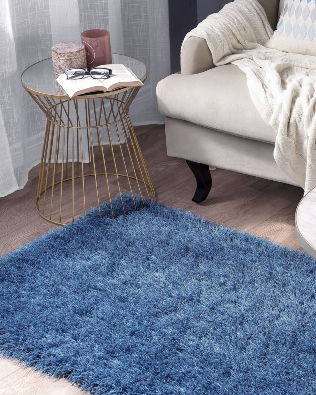 Dywan shaggy 80 x 150 cm niebieski Cide 1 szt.