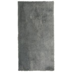 Dywan shaggy 80 x 150 cm szary Evren 1 szt.